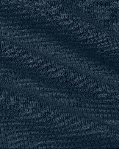 Waffle Henley & Waffle Pants Set - Navy