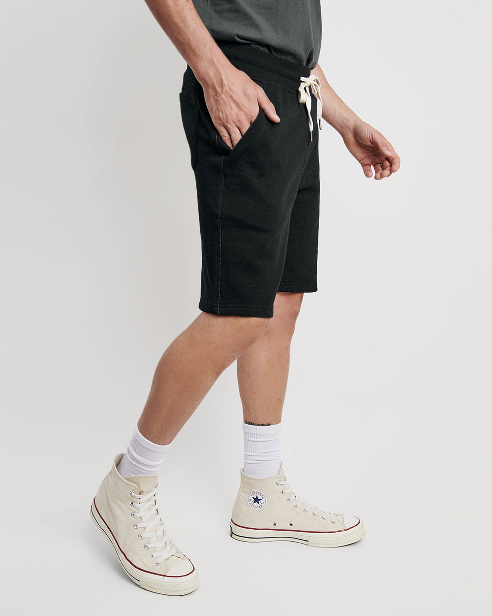 True Black Fleece Shorts