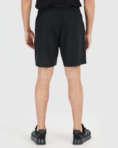 All Black Active Quick Dry Shorts with Liner 2-Pack