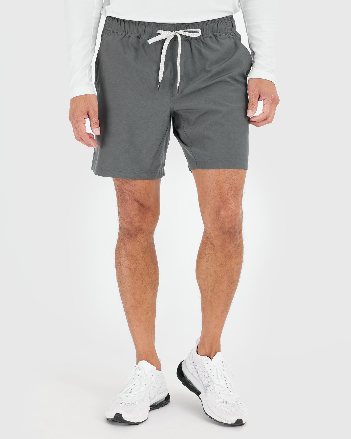 7 All Carbon Active Quick Dry Shorts worn by model.