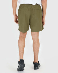 True ClassicMilitary Green Active Quick Dry Shorts with Liner