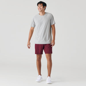 True ClassicBurgundy Active Quick Dry Short with Liner