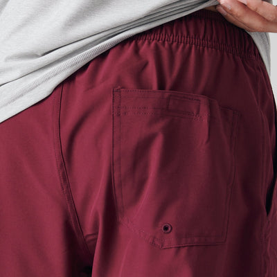 7" Active Quick Dry Shorts - Burgundy