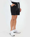 Basic Active Comfort Shorts 3-Pack worn with white sneakers.