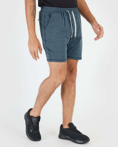 7" Active Comfort Shorts - Dark Heather Indigo