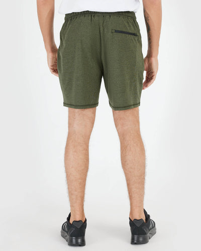 7" Active Comfort Shorts - Dark Heather Military Green