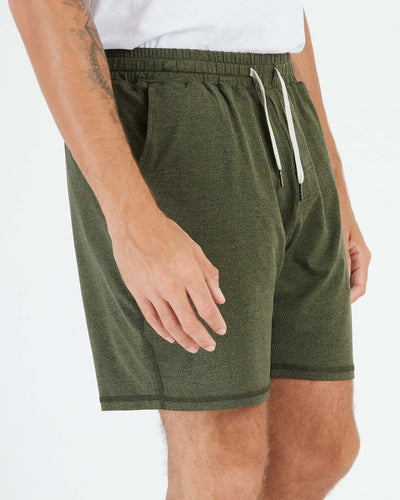 7" Active Comfort Shorts - Dark Heather Military Green
