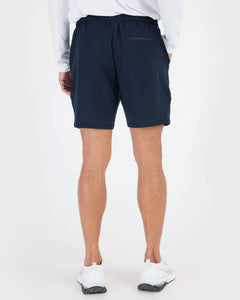 True ClassicDark Heather Navy Active Comfort Shorts