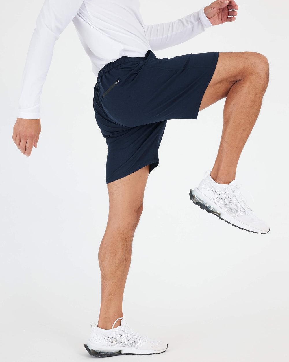 Dark Heather Navy Active Comfort Shorts