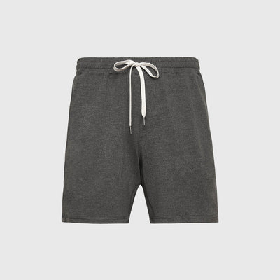 7" Active Comfort Shorts - Charcoal Heather Gray 