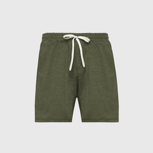 True ClassicDark Heather Military Green Active Comfort Shorts