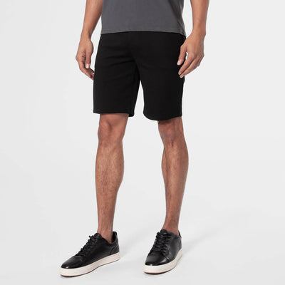 9" Comfort Knit Chino Shorts - Black