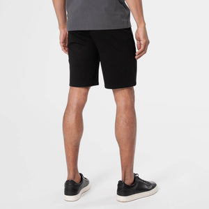 True Classic9" Black Comfort Knit Chino Shorts