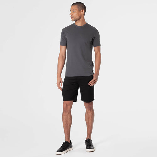 9" Black/Navy Comfort Knit Chino Shorts 2-Pack