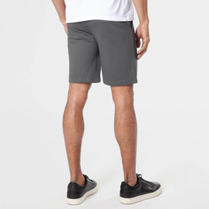 True Classic9" Carbon & Khaki Comfort Knit Chino Shorts 2-Pack