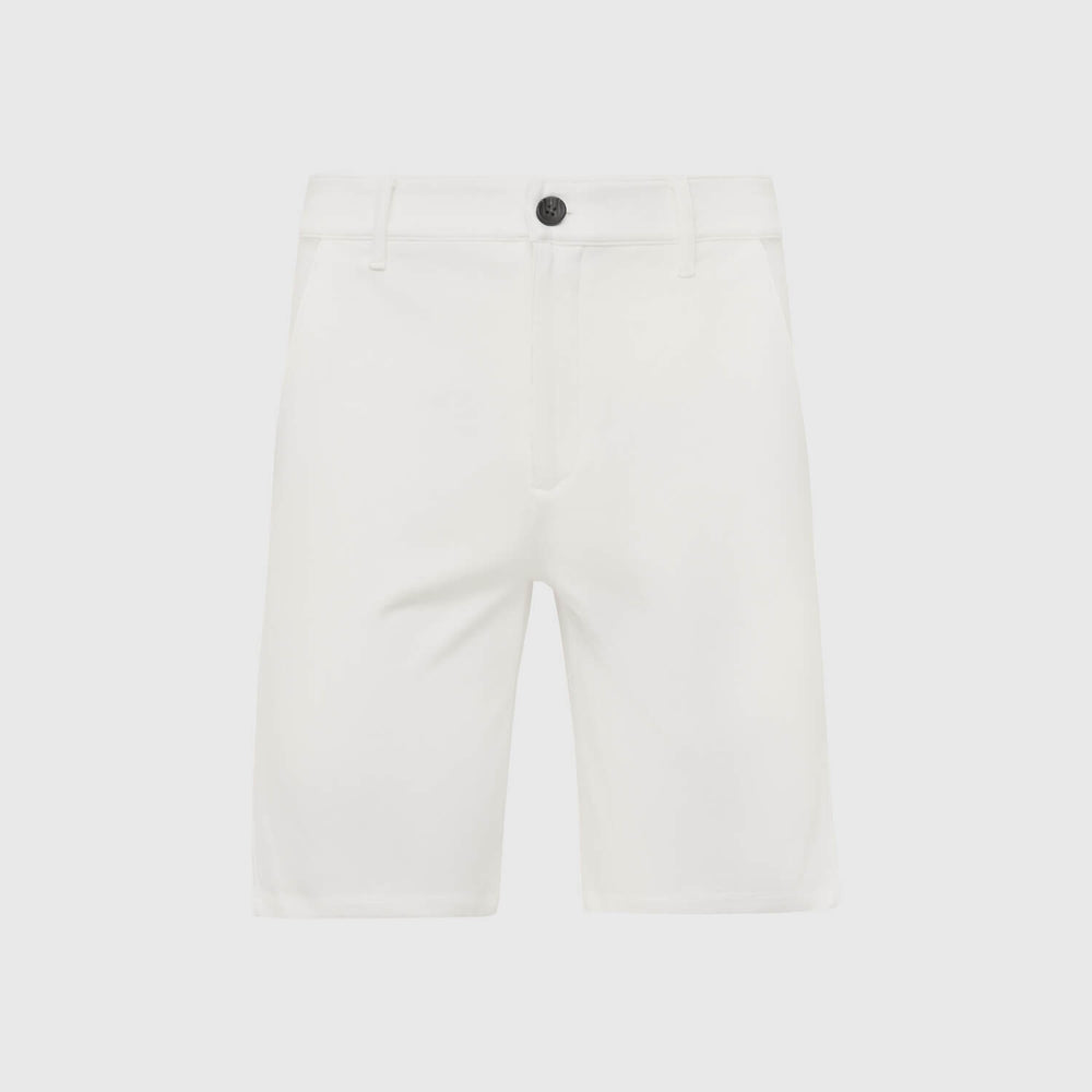 9" Ivory Comfort Knit Chino Shorts