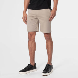 True Classic9" Khaki Comfort Knit Chino Shorts 2-Pack