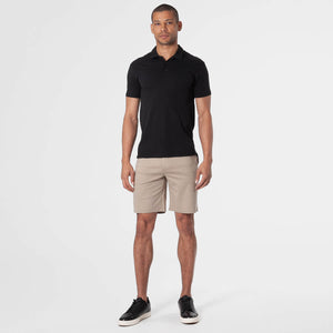 True Classic9" Khaki Comfort Knit Chino Shorts