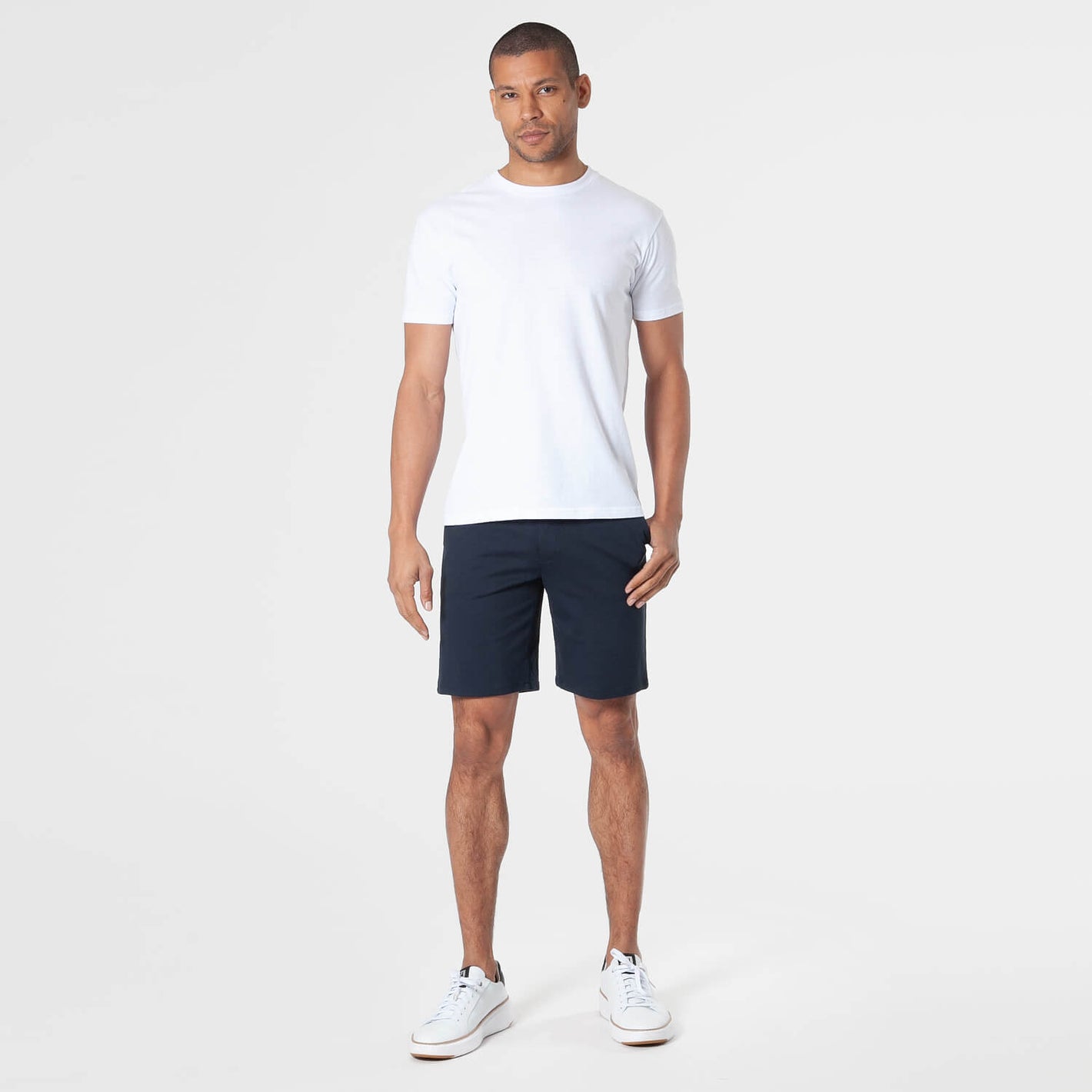 Navy Comfort Chino Short