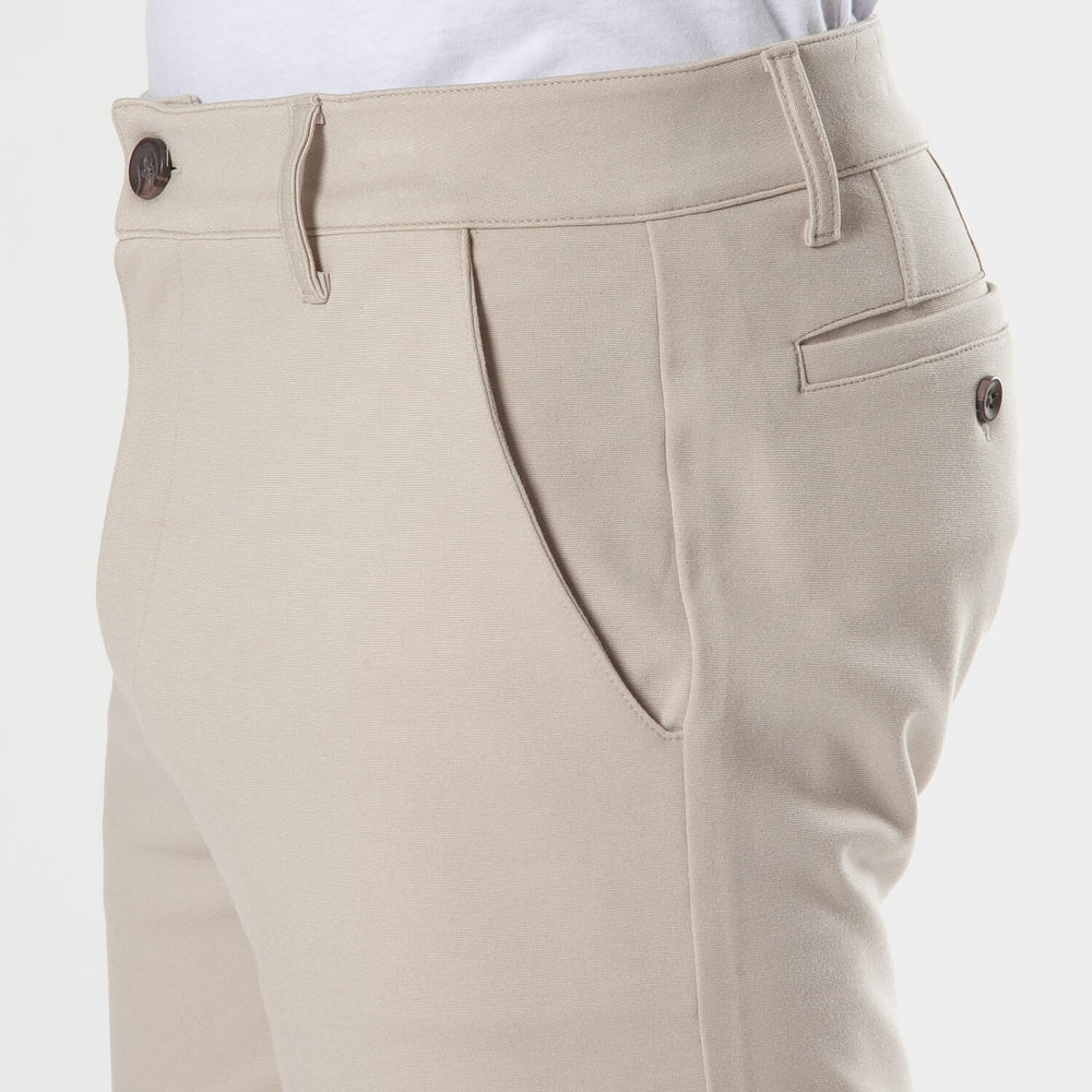 9" Sandstone Comfort Knit Chino Shorts