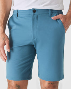 True Classic9" Sapphire Comfort Knit Chino Shorts