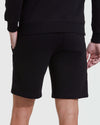 Black Fleeced French Terry Shorts