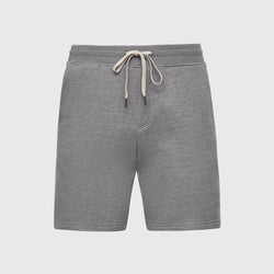 Heather Gray Fleece French Terry Shorts