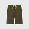 Military Green Fleeced French Terry Short