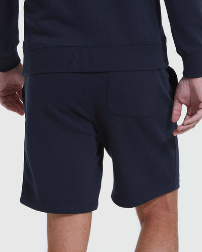 Fleece French Terry Shorts - Navy