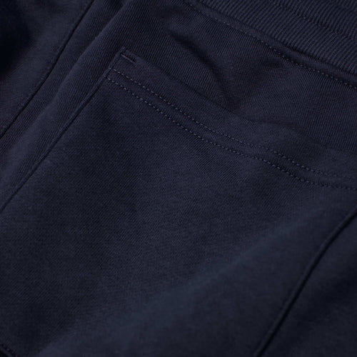 Navy Fleece French Terry Shorts