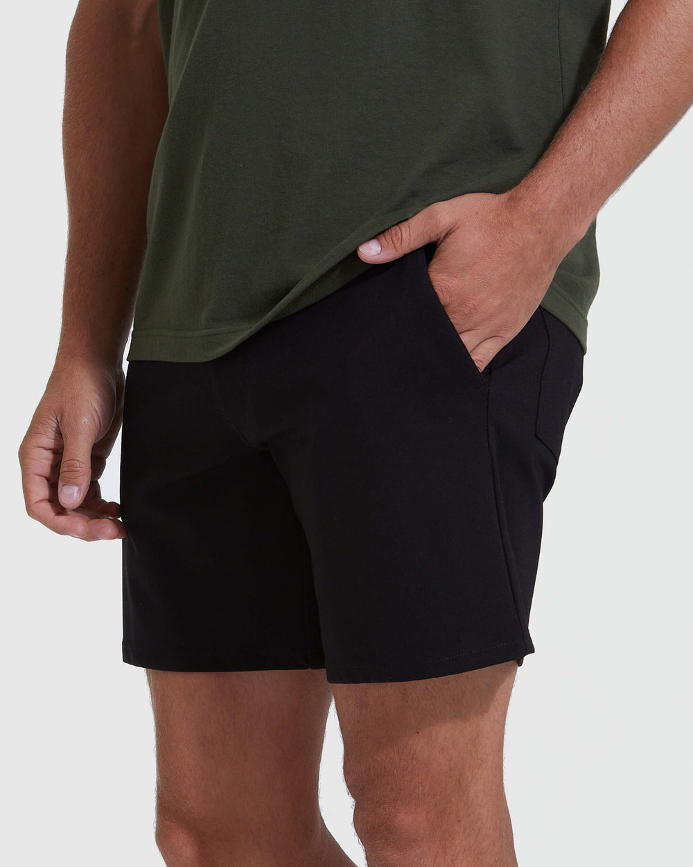 Black Commuter Shorts