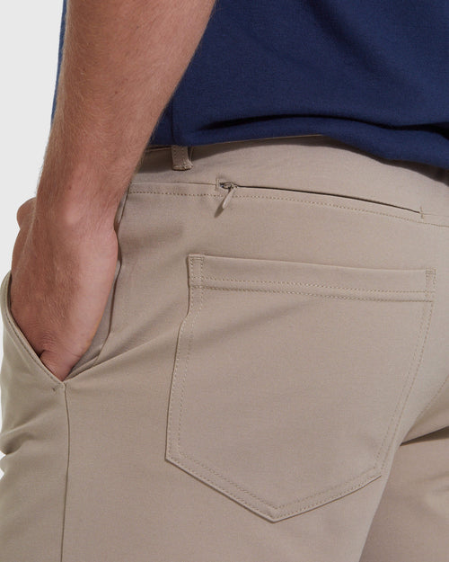 Khaki Commuter Shorts