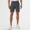 7 Carbon Comfort Knit Chino Shorts with white sneakers.
