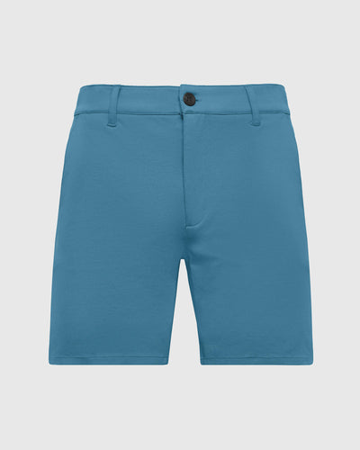 7" Comfort Knit Chino Shorts - Sapphire