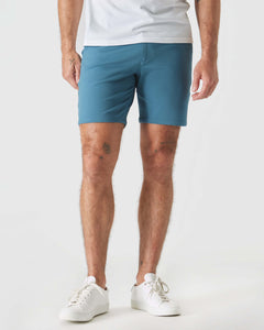 True Classic7" Sapphire Comfort Knit Chino Shorts