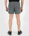 7 Carbon Active Training Shorts 2.0, rear view, zip pocket visible.