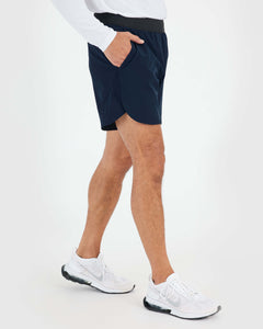 True Classic7" Navy Active Training Shorts