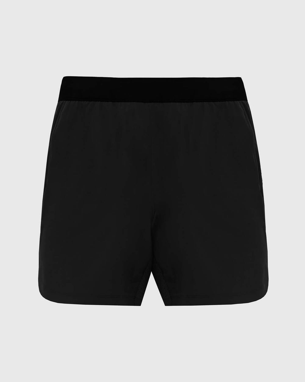 7" Black Active Training Shorts