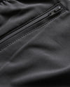 7 Carbon Active Training Short close-up, showcasing smooth fabric and zippered pocket.
