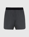 7 Carbon Active Training Shorts 2.0 with black waistband and center slit.