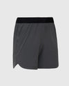 7 Carbon Active Training Shorts 2.0, dark gray, with black waistband.