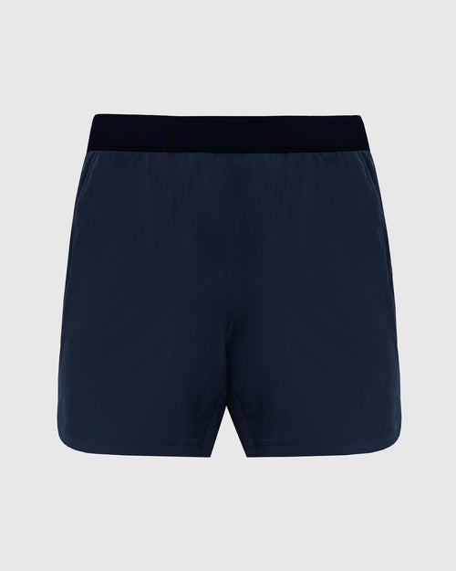 7" Navy Active Training Shorts