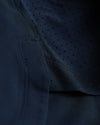 7 Navy Active Training Shorts 2.0 close-up showing perforated vent panel.