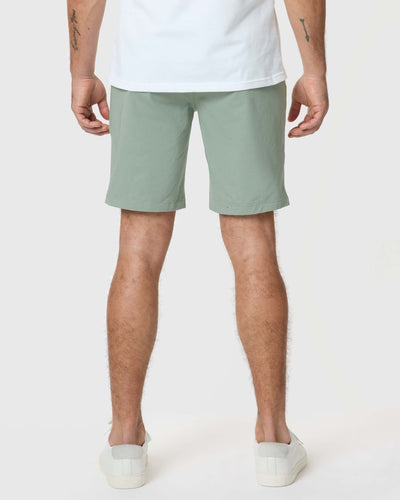 23 cm Klassische Twill‑Shorts in Meadow