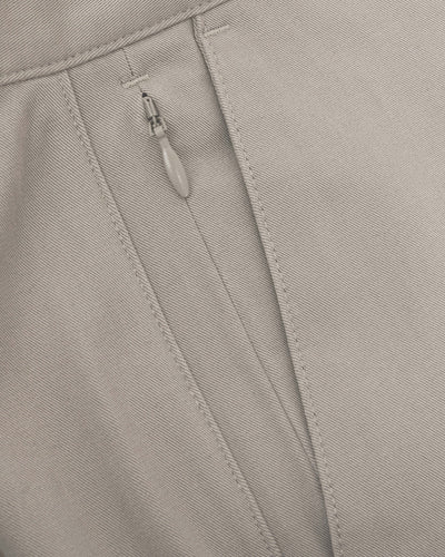 23 cm klassische Twill‑Shorts in Sandstone