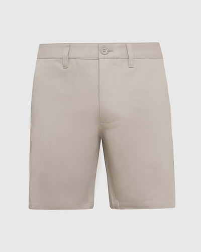 23 cm klassische Twill‑Shorts in Sandstone