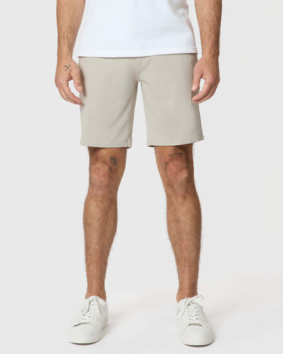 23 cm klassische Twill‑Shorts in Sandstone