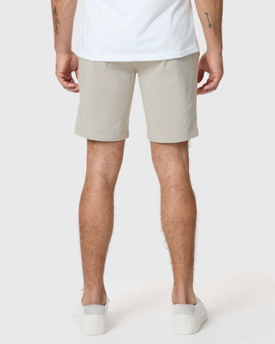 23 cm klassische Twill‑Shorts in Sandstone