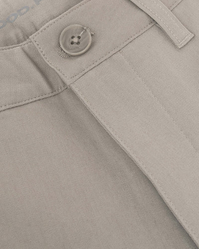 23 cm klassische Twill‑Shorts in Sandstone