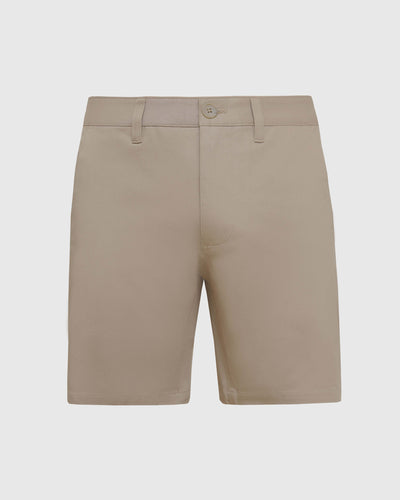 Pantalones cortos clásicos de sarga de 7"